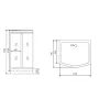 Timo Lux TL-1501 душевая кабина (110*95*230), шт, изображение 2