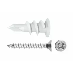 Дюбель DRIVA с шурупом Tecfi HF 15x32 4 шт 147479