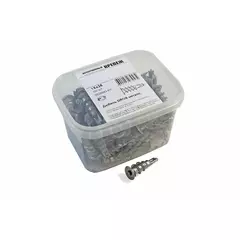 Дюбель DRIVA Качественный КРЕПЕЖ металл 15x38 сверло 100, 100 шт 0500583 КЧ