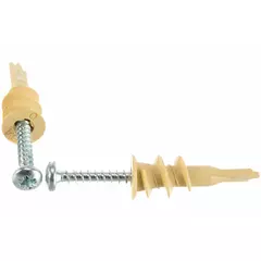 Анкер для листового материала с шурупом ЕВРОПАРТНЕР нейлон PBA 25 шт. 1 0195 2