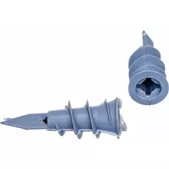 Дюбель DRIVA Качественный КРЕПЕЖ пластик 12x32 сверло 150, 150 шт 0500585 КЧ