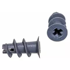 Пластиковый дюбель для ГКЛ со сверловой насадкой 200шт - коробка Tech-Krep TT-22 117981