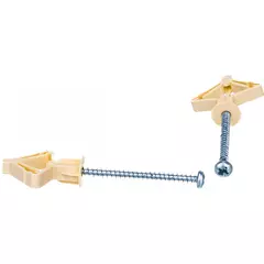 Анкер для тонколистовых материалов ЕВРОПАРТНЕР PLA 10х60 с шурупом, 60 шт. 86911