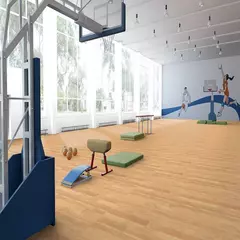 Линолеум спортивный Tarkett Omnisports Reference Maple 2x20,5 м, изображение 2