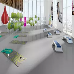 Линолеум спортивный Tarkett Omnisports Speed Grey 2x20,5 м, изображение 3