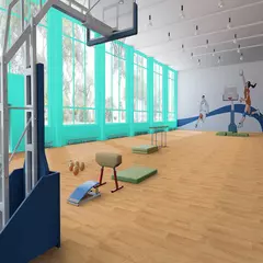 Линолеум спортивный Tarkett Omnisports Reference Oak Classic 2x20,5 м, изображение 2