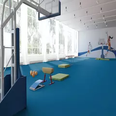 Линолеум спортивный Tarkett Omnisports Reference Royal Blue 2x20,5 м, изображение 2