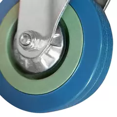 Аппаратная колесная опора с протектором на шинке SCtgb 93 PVC, изображение 2