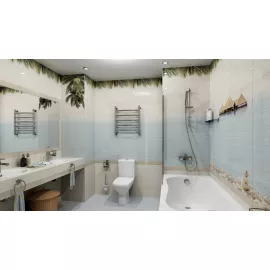 Пплитка керамическая Уралкерамика ПГ3РЛ606 Релакс-Дель Маре напольная 418х418 мм, изображение 3