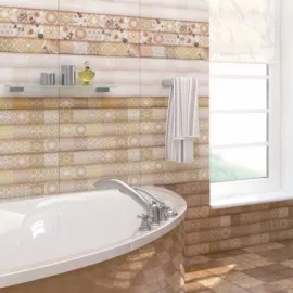 Бордюр керамический Уралкерамика БД58ФР404 Фрейя 500х82 мм, изображение 2