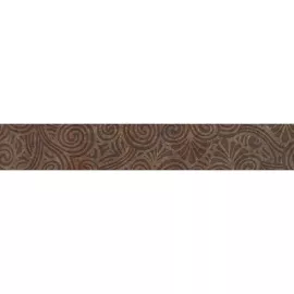 Бордюр из керамогранита Coliseumgres Сардиния Фашиа Загара коричневый 450х72 мм