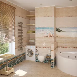 Плитка керамическая Уралкерамика ПО9РВ424 Ривьера 500х249 мм, изображение 2