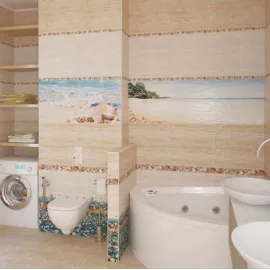 Бордюр керамический Уралкерамика БД53РВ004 Ривьера 500х67 мм, изображение 2