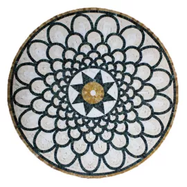 Розон мозаичный из мрамора Natural Art PH-13