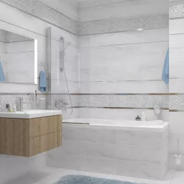 Декор керамический Ceramica Classic 17-03-01-1195-0 Pub Blast белый 600х200 мм, изображение 2