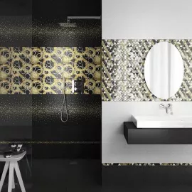 Бордюр керамический Уралкерамика BWU55GLD208 Golden 500х75 мм, изображение 2