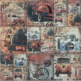 Декор Titanium Le Route 20x20 Mainzu