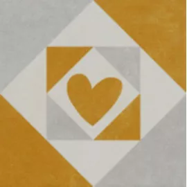 Напольная плитка Via Cuore Naranja 22.3x22.3 Pamesa