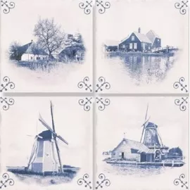 Декор Antic Delft 15x15 Mainzu