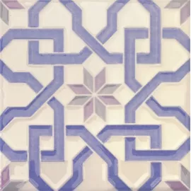 Декор Tissu Damas Azul 15x15 Mainzu