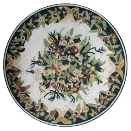 Розон мозаичный из мрамора Natural Art PH-20