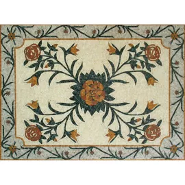 Ковер мозаичный из мрамора Natural Art PP-03