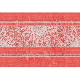 Декор Фриволите Кармин Ажур 40.5x27.8 Azori