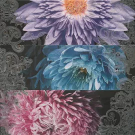 Декор Composicion 2210 Moka Garden III 67.5x67.5 Porcelanite Dos