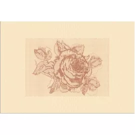 Декор Букле Крема Роза 40.5x27.8 Azori