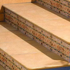 Ступень клинкерная Exagres Vega Peldano Florentino antd Camel фронтальная 330х330 мм, изображение 2