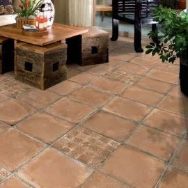 Плитка клинкерная Exagres Alhamar Salmon базовая 330х330 мм, изображение 2