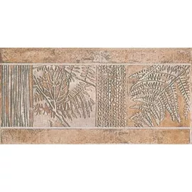 Декор Terra Di Siena Tavello Rilievo Foglie Chiara 30x15 NovaBell
