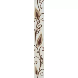 Жасмин 53ЖС404 на коричневом коричневый Бордюр 50х6,7