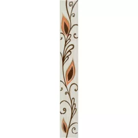 Жасмин БД53ЖС408 / BWU53JAS408 на коричневом желтый Бордюр 50х6,7