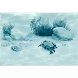 Лагуна 7КБ606 Декор "Краб" 24,9х36,4