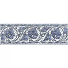 Korynt niebieski Бордюр 8x25