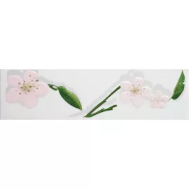 Мидори 33МИ005 Бордюр на белом розовый 24,9х6,7