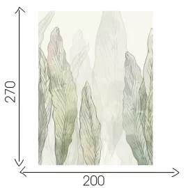 Фотообои OnPrint "JUSTLEAF" винил на флизелине 2х2,7, изображение 3