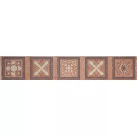 Old Stone Aged Rufous (терракотовый) G-181/S/f01 (GT-181/f01) бордюр 7x40 глазурованный