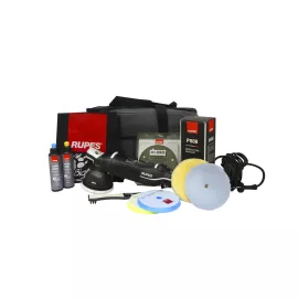Эксцентриковая полировальная машинка с набором принадлежностей RUPES LK900E/DLX