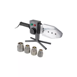 Аппарат для сварки полимерных труб TOPEX 800Вт, 4 насадки: O20, O25, O32, O40 мм, рабочая температура 0-300°C, масса 2.9 кг 44E160