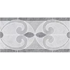 Бордюр Монтаньоне (наборный) 119x402 серый ID99