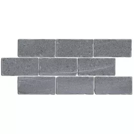 Бордюр Роверелла мозаичный 147x345 серый BR023, изображение 2