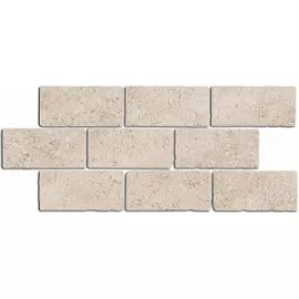 Бордюр Роверелла мозаичный 147x345 бежевый BR024