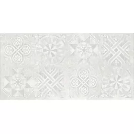 Керамогранит Граните Стоун Цемент Декор белый 600x1200 структурный CF101 SR PRO