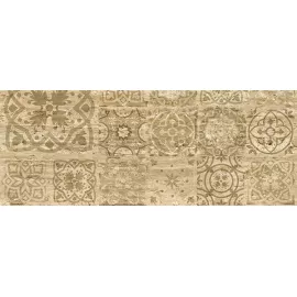 Керамогранит Граните Стоун Травертин Декор медовый 398x1200 лаппатированный CF051 LLR