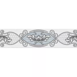 Бордюр настенный Chateau Classic 47x201 синий