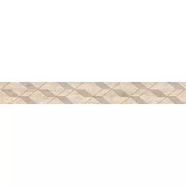 Бордюр настенный Ascoli Beige Diamond 75x630 бежевый, изображение 2