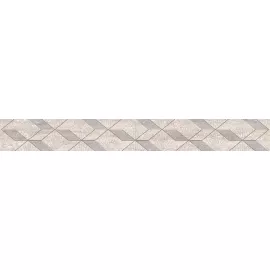 Бордюр настенный 75x630 Ascoli Grey Diamond серый, изображение 2