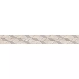Бордюр настенный 75x630 Ascoli Grey Diamond серый